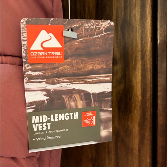 Ozark Trail Rose Pink Quilted Puffer Vest - Picture 2 of 3